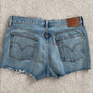 Levi 501 denim shorts